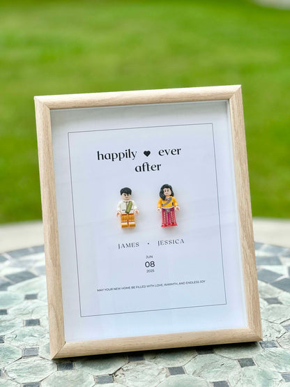 Cultural Customized Minifigure Wedding, Anniversary Couple Gift